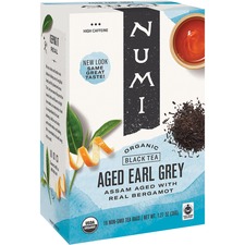 Numi NUM 10170 Aged Earl Grey Organic Black Tea - Black Tea - Earl Gre