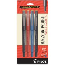 Pilot PIL 11045 Razor Point Fine Line Marker Pens - Ultra Fine Pen Poi