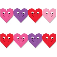 Hygloss HYX 33618 Hygloss Happy Hearts Design Border Strips - Damage R