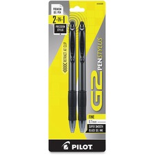 Pilot PIL 34309 G2 Pen Stylus - 2 Pack - Black