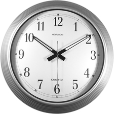 Artistic AOP 401ZWA Artistic 16 Galvanized Metal Round Wall Clock - An