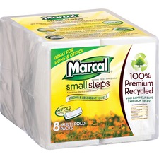 Marcal MRC 0672902 Marcal 100% Recycled, Multi-fold Paper Towel - 1 Pl