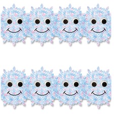 Hygloss HYX 33637 Hygloss Happy Snowflakes Border Strips - Damage Resi