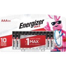 Energizer EVE E92BP24 Max Alkaline Aaa Batteries, 24 Pack - For Multip