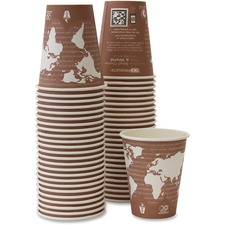 Ecoproducts ECO EPBHC8WAP Eco-products World Art Hot Drink Cups - 2.50