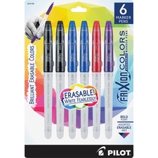 Pilot PIL 44158 Frixion Colors Erasable Marker Pens - Bold Pen Point -