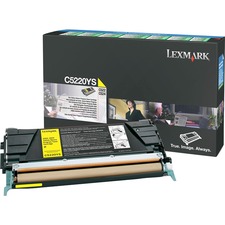 Original Lexmark LEX C5220YS Toner Cartridge - Laser - Standard Yield 