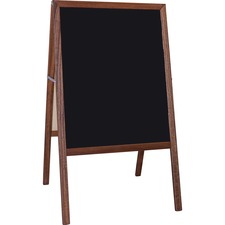 Flipside FLP 31221 Flipside Stained Black Chalkboard Easel - Stained B