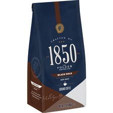 J.m. 2550060516 Folgersreg; 1850 Black Gold Dark Roast Ground Coffee G