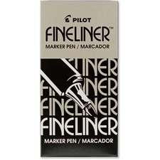 Pilot PIL 11002BX Fineliner Markers - Fine Pen Point - 0.7 Mm Pen Poin