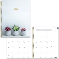 Dominion RED C701PT01 Rediform Succulent Design Monthly Planner - Mont