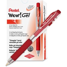 Pentel PEN K437B Wow! Gel Pens - Medium Pen Point - 0.7 Mm Pen Point S