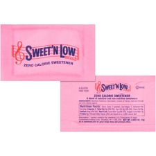 J.m. SMU 50150 Sweet'n Low Sugar Substitute Singles - Saccharin - 400b