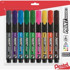 Pentel PEN MMP20BP9M Opaque Bullet Tip Paint Markers - 0.3 Mm Marker P