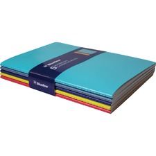 Dominion RED A85 Rediform Blueline 5 Notebooks Pack - 64 Pages - Sewn 