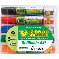 Pilot PIL 43921 Begreen Vboard Master Medium Bullet Marker - Medium Ma