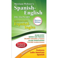 Merriamwebster MER 824 Merriam-webster Spanish-english Dictionary Prin