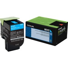 Original Lexmark 80C10C0 Unison 801c Toner Cartridge - Laser - Standar