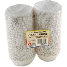 Hygloss HYX 36100 Hygloss Disposable Craft Cups - Craft, Classroom - 1