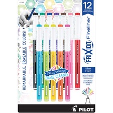 Pilot PIL 11452 Frixion Fineliner Erasable Marker Pens - Fine Pen Poin