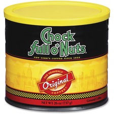 Office OFX 10044 Office Snax Chock Full O'nuts Coffee - Regular - - 26