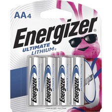 Energizer EVE L91SBP4CT Ultimate Lithium Aa Batteries - For Mouse, Led