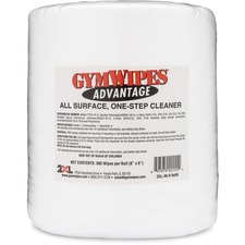 2xl TXL 36R 2xl Gymwipes Advantage-r Wipes - 6 X 8 - White - Alcohol-f