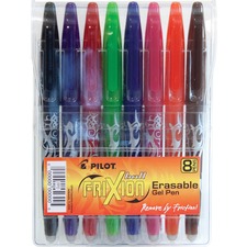 Pilot PIL 31569 Frixion Ball Erasable Gel Pens - Fine Pen Point - 0.7 