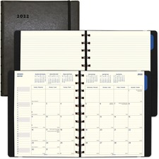 Dominion RED C1811001 Filofax 17-month Monthly Planner - Julian Dates 