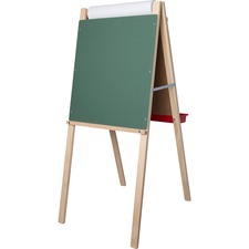 Flipside FLP 17237 Flipside Child's Deluxe Double Easel - Whitegreen S