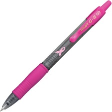 Pilot PIL 31332 G2 Breast Cancer Awareness Gel Pen - Fine Pen Point - 