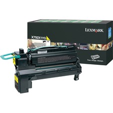 Original Lexmark X792X1YG Toner Cartridge - Laser - 20000 Pages - Yell