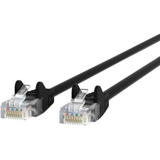 Belkin A3L980B14-BLK-S Rj45 Mm Cat6 14' Ethernet Patch Cable - 14 Ft C