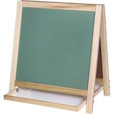 Flipside FLP 17306 Flipside Chalkboardmagnetic Board Table Easel - Whi