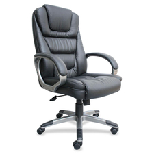 Norstar BOP VSBO8601 Boss High Back Executive Chair - Black Leatherplu