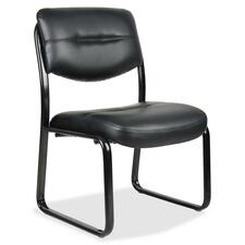 Norstar BOP VSBO9539 Boss Guest Chair - Black Leatherplus Seat - Black