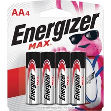 Energizer EVE E91BP4CT Max Aa Alkaline Batteries - For Digital Camera,