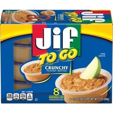 J.m. SMU 24130 Folgersreg; Jif Crunchy Peanut Butter - Peanut - 8  Pac