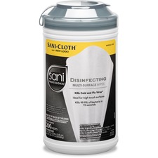 Nicepak NIC P22884 Sani-cloth Disinfecting Wipes - Wipe - 7.50 Width X