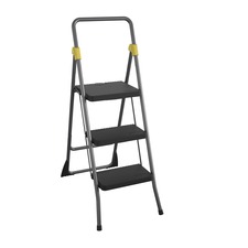 Dorel CSC 11839GGO Cosco Steel 3-step Folding Step Stool - 3 Step - 30