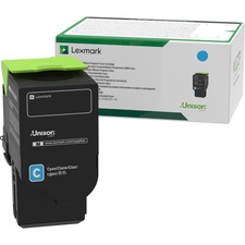 Original Lexmark 78C10C0 Unison Toner Cartridge - Cyan - Laser - Stand