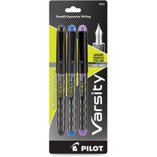 Pilot PIL 90022 Varsity Disposable Fountain Pens - Medium Pen Point - 