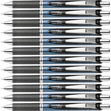 Pentel PEN BLN75ABX Needle Tip Liquid Gel Ink Pens - Refillable - Retr