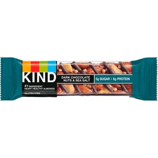 Kind KND 17851 Kind Dark Chocolate Nutssea Salt Snack Bars - Gluten-fr