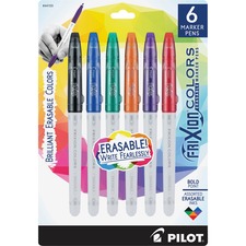 Pilot PIL 44153 Frixion Colors Erasable Marker Pens - Bold Pen Point -