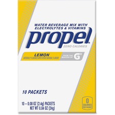 Pepsico QKR 01090 Propel Water Beverage Mix Packets With Electrolytes 