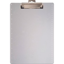 Officemate OIC 83016 Oic Transparent Plastic Clipboard - 0.50 Clip Cap