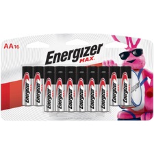 Energizer E91LP-16 Max Alkaline Aa Batteries, 16 Pack - For Multipurpo