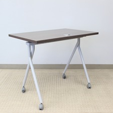 Norstar BOP NFT3624HDW Boss Flip Top Training Table - Driftwood Rectan