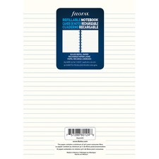 Dominion RED B152008U Filofax A5 Notebook Refill - 32 Sheets - Ruled -